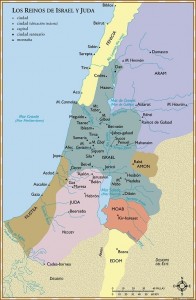 Reinos de Israel y Juda- Mapas LBLA